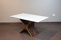 VIKINTERIO Star Four Seater Dining Table Set with 4 Chairs VIKINTERIO Star Four Seater Dining Table Set with 4 Chairs