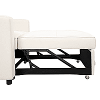 Vikinterio 3 in 1 Convertible Chair Bed, Lounger Sleeper Chair Bed, Linen Sofa Bed Sleeper Armchair Vikinterio 3 in 1 Convertible Chair Bed, Lounger Sleeper Chair Bed, Linen Sofa Bed Sleeper Armchair