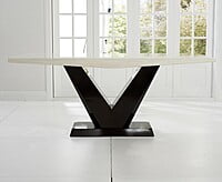 57 Marble Top Dining Table Set with Six Chairs 57 Marble Top Dining Table Set with Six Chairs
