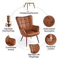 Vikinterio Butterfly Wingback Chair Vikinterio Butterfly Wingback Chair