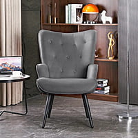 Vikinterio Upholstered Wingback Chair Vikinterio Upholstered Wingback Chair
