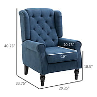 Vikinterio Morrisa Wingback Chair Vikinterio Morrisa Wingback Chair