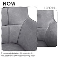 Vikinterio Upholstered Wingback Chair in Gray Polister fabric Vikinterio Upholstered Wingback Chair in Gray Polister fabric