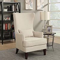 Vikinterio High back Upholstered Wingback Chair Vikinterio High back Upholstered Wingback Chair