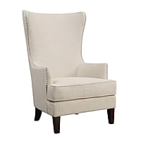 Vikinterio High back Upholstered Wingback Chair Vikinterio High back Upholstered Wingback Chair
