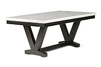 WL Marble Top With Wooden Base Frame Six Seater Dining Set WL Marble Top With Wooden Base Frame Six Seater Dining Set