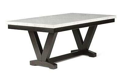 WL Marble Top With Wooden Base Frame Six Seater Dining Set WL Marble Top With Wooden Base Frame Six Seater Dining Set