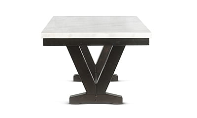 WL Marble Top With Wooden Base Frame Six Seater Dining Set WL Marble Top With Wooden Base Frame Six Seater Dining Set