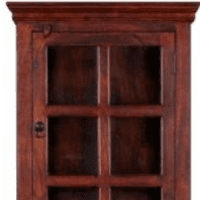 Woodenlia Mango Wood Bookcase with Door