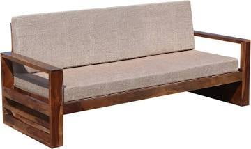 Sheesham Sofa Set for Living Room Wood Furniture | Wooden Sofa Set | 3 Seater Sofa