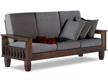 Smart Handcrafted Sheesham Wooden Sofa Set for Living Room Wood Furniture | Wooden Sofa Set | 3 Seater Sofa