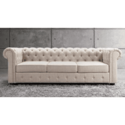 Woodenlia Lovely  3 Seater Chesterfield Sofa