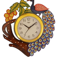 Indian Handcrafted Woodenlia Decorative Wall Clock Home Decor Indian Handcrafted Woodenlia Decorative Wall Clock Home Decor