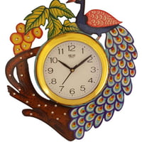 Indian Handcrafted Woodenlia Decorative Wall Clock Home Decor