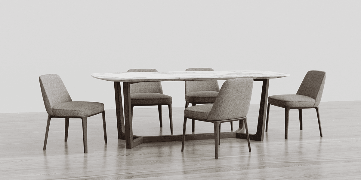 Vintage Six Seater Dining Table Set Vintage Six Seater Dining Table Set