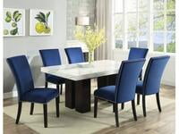 WTL Marble Top Six Seater Dining Set with 6 Chairs and Marble Table Top WTL Marble Top Six Seater Dining Set with 6 Chairs and Marble Table Top
