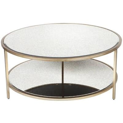 Simple Living Room Marble Top Round Coffee Table 