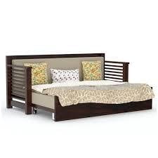 Sheesham Wood Murphy 3 Seater Sofa Cum Bed for Living Room Home Furnitures (Teak Finish)