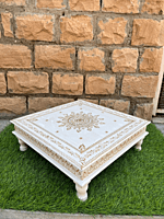 Vikinterio Marble Top Chauki Bajot Vikinterio Marble Top Chauki Bajot