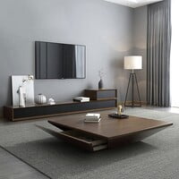 Modern Wood Coffee Table with Storage Coffee Table with Drawer