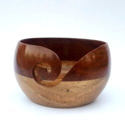 Indian Woodenlia Handcrafted Wooden Serving Bowl