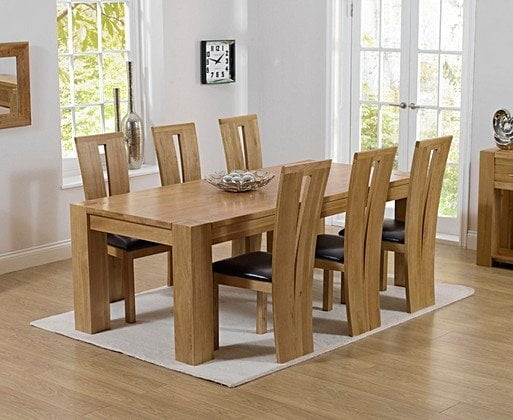 Solid sheesham wood Seater Dining set with cushioned chairs