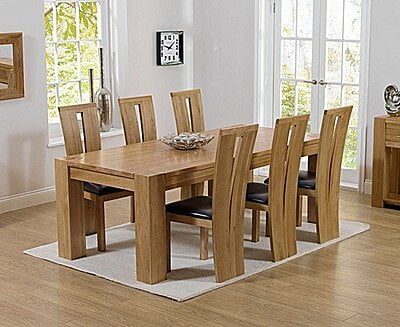 Woodenlia Solid sheesham wood 6 Seater Dining set with 4 cushioned chairs and 1 cushioned Bench